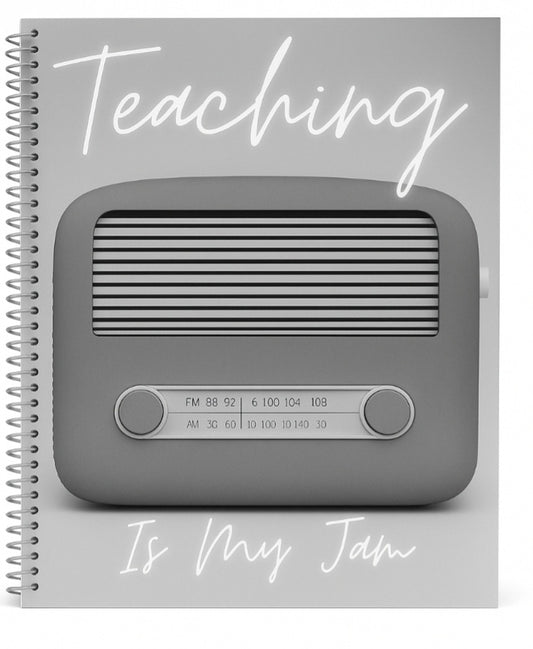 Retro Teaching Jam Classic Instructional Planner