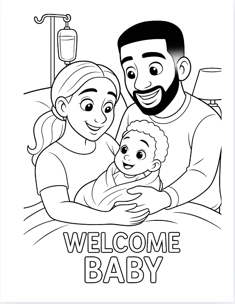 Black Love: A Wedding & Family Coloring Book